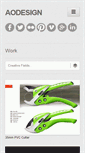 Mobile Screenshot of aodesign.com.tw